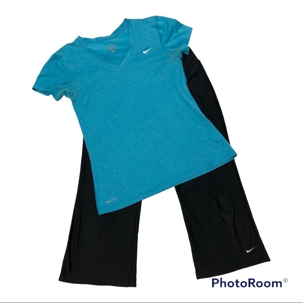 Nike Fit dry black capri active pants
